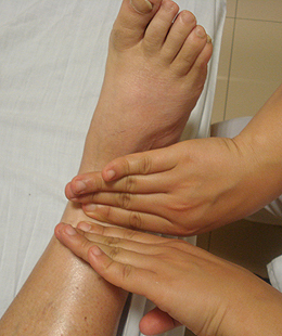 Fisioterapia – Drenaje linfático piernas