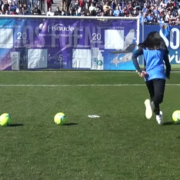 El concurso de penaltis que organizamos consiguió encender a la hinchada azulona