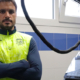 Pedro León junto a la Bomba Diamagnética CTU Mega 20