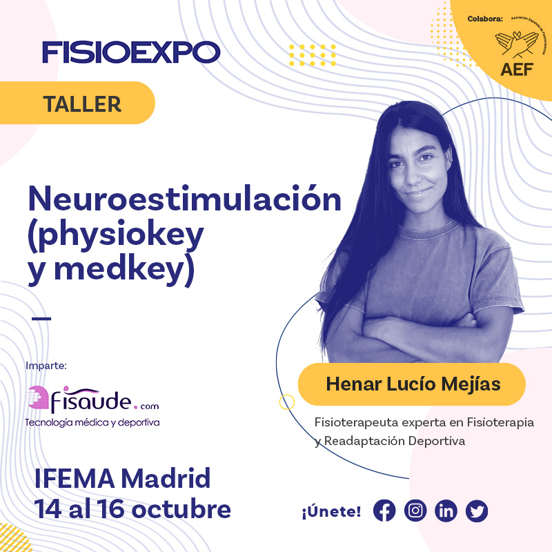 Esmeralda Banacloy será la docente del taller de Diatermia en Fisioexpo