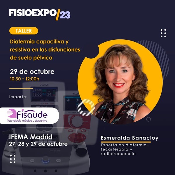 Esmeralda Banacloy será la docente del taller de Diatermia en Fisioexpo