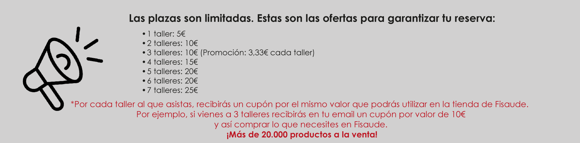 Precio-talleres