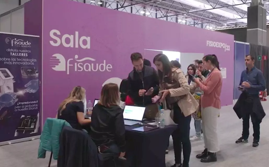 Asistentes a un taller de Fisioexpo