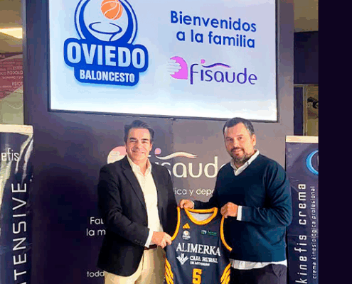 Fisaude y Oviedo Baloncesto x
